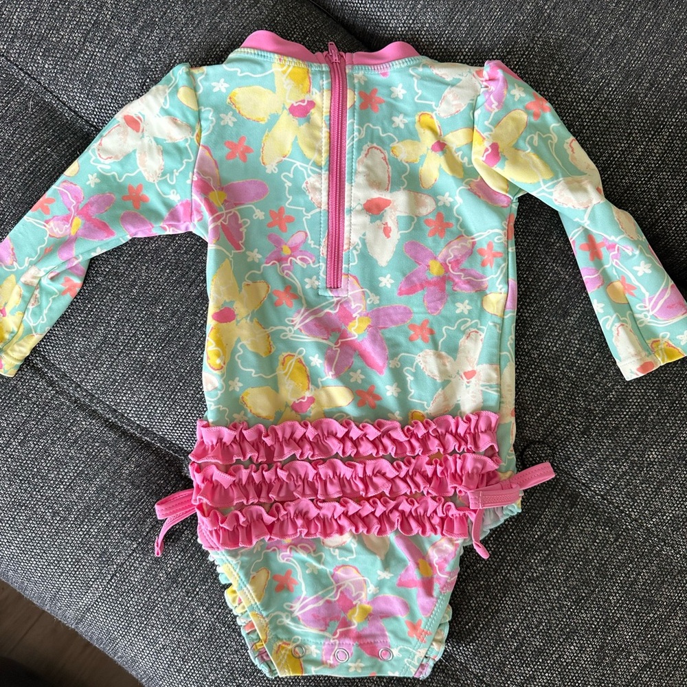 6-12 month rufflebutts bathing suit